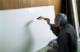 金箔押し 地引き 京表具